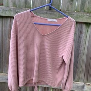 Pink Sweater